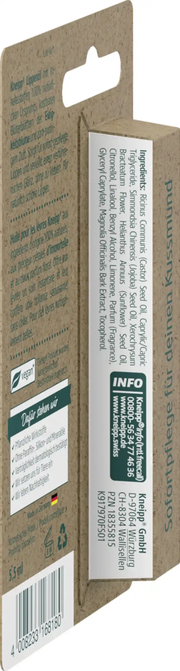 Bild 2 von Kneipp Lippenöl Ewigkeitsblume, 5,5 ml