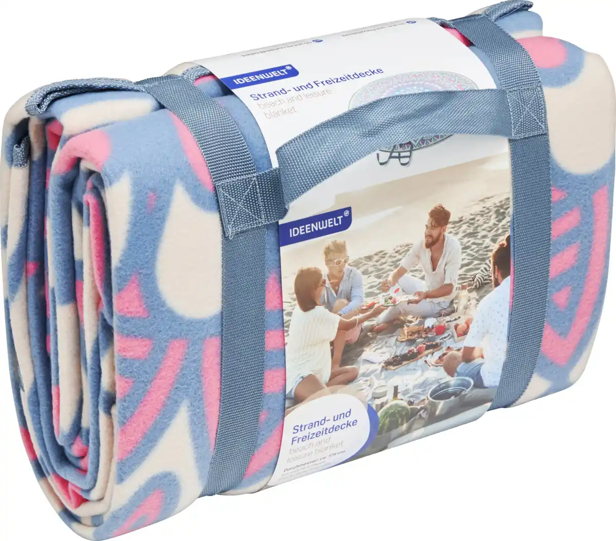 Bild 1 von IDEENWELT Strand- und Freizeitdecke Rund Ø 175 cm