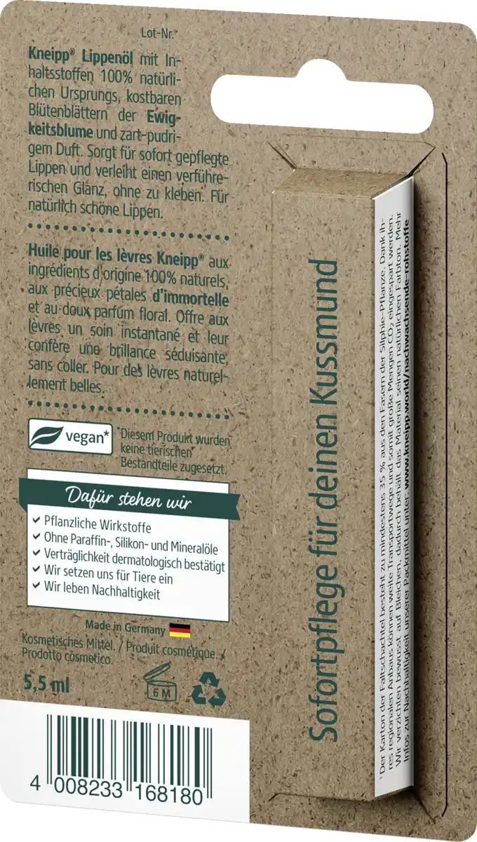 Bild 4 von Kneipp Lippenöl Ewigkeitsblume, 5,5 ml