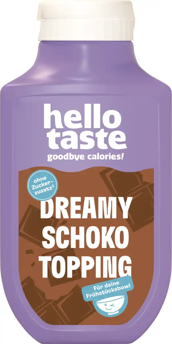 Bild 1 von hello taste Schoko Sauce ohne Zuckerzusatz, 250 ml