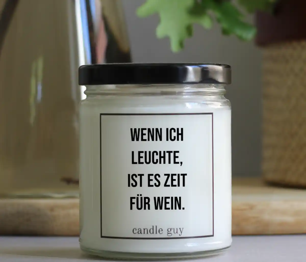 Bild 3 von candle guy Duftkerze "Wenn ich leuchte, ist es Zeit für Wein"