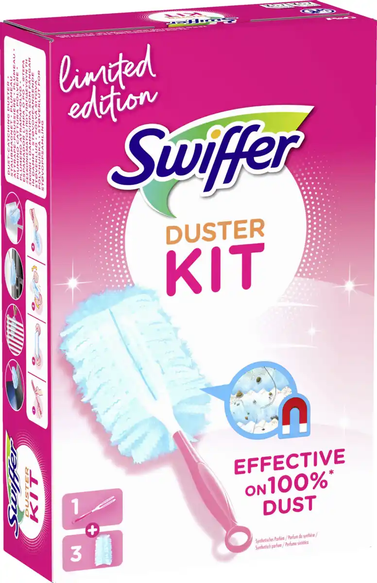 Bild 2 von Swiffer Staubmagnet Starterset Pink Limited