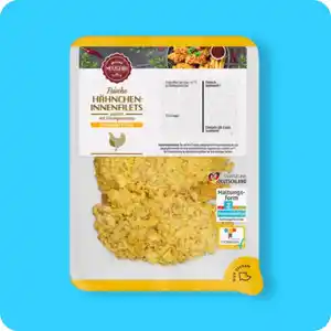 MEINE METZGEREI Panierte Hähnchen-Innenfilets, Cornflakes-Style
