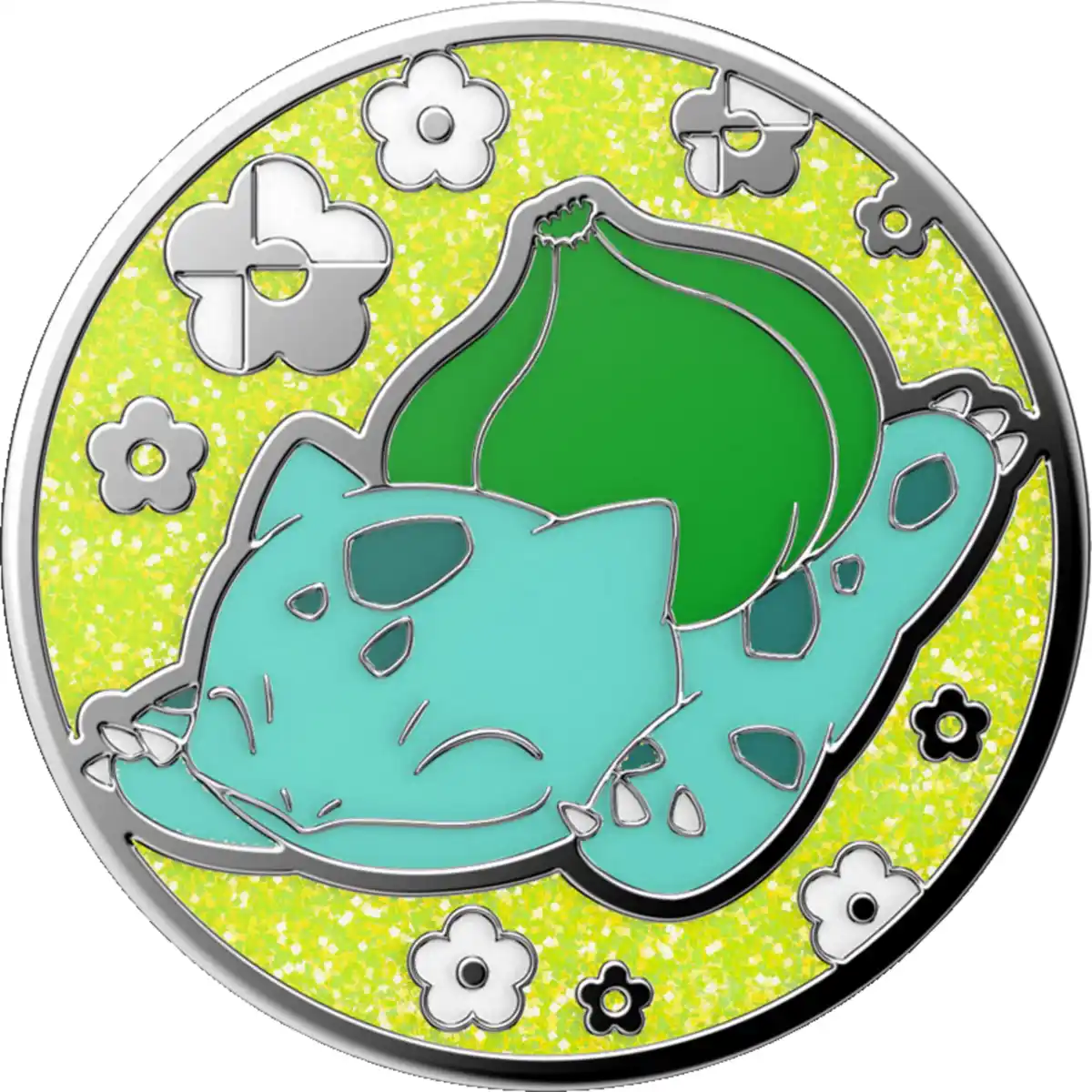 Bild 1 von PopSockets PopGrip Lizenz Enamel Bulbasaur