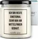 Bild 1 von candle guy Duftkerze "Ich bin heute emotional sehr nah am Mittelfinger gebaut"