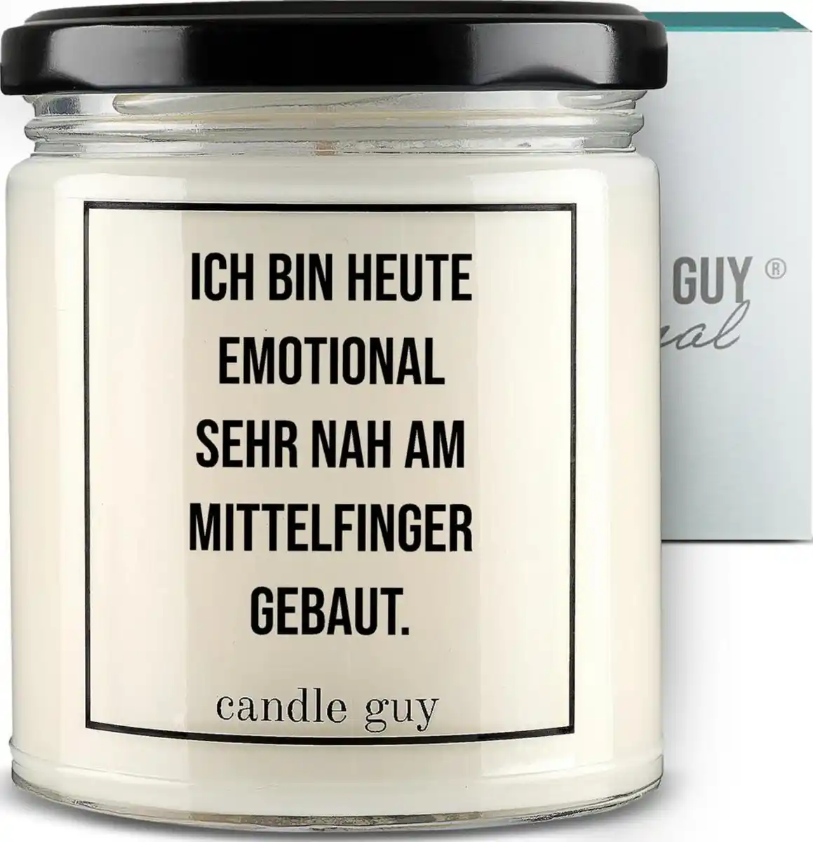 Bild 1 von candle guy Duftkerze "Ich bin heute emotional sehr nah am Mittelfinger gebaut"