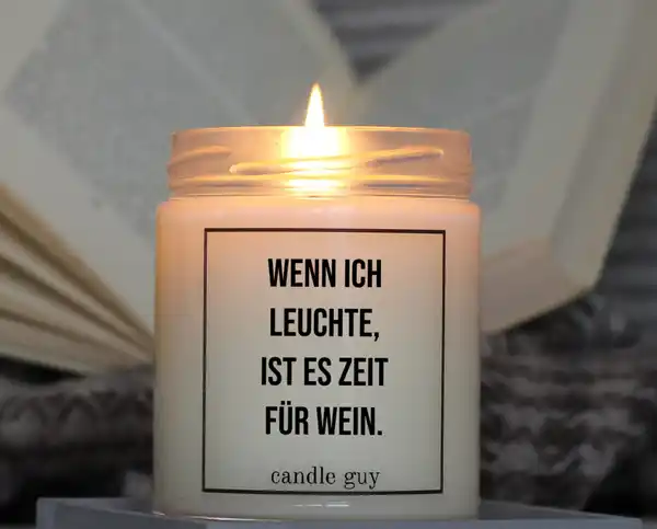 Bild 2 von candle guy Duftkerze "Wenn ich leuchte, ist es Zeit für Bier"