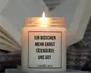 Bild 2 von candle guy Duftkerze "Ein bisschen mehr Ernst täterätäte uns gut"