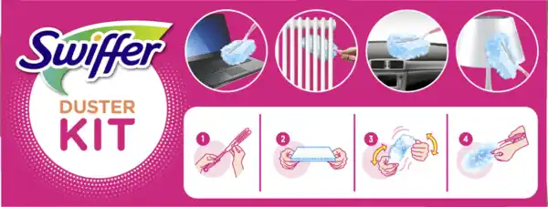 Bild 4 von Swiffer Staubmagnet Starterset Pink Limited