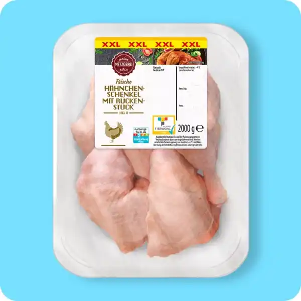 Bild 1 von MEINE METZGEREI Hähnchen-Schenkel, Mit Rückenstück