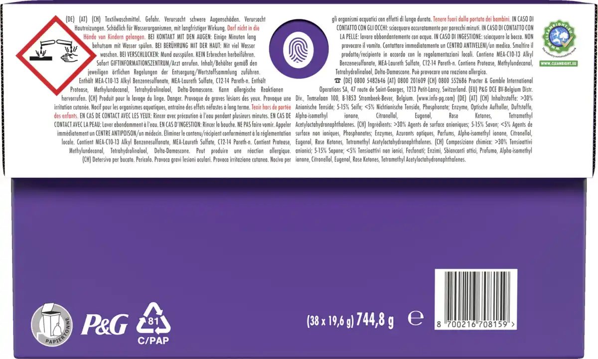 Bild 3 von Lenor Colorwaschmittel Pods Blütentraum 38WL, 38 WL