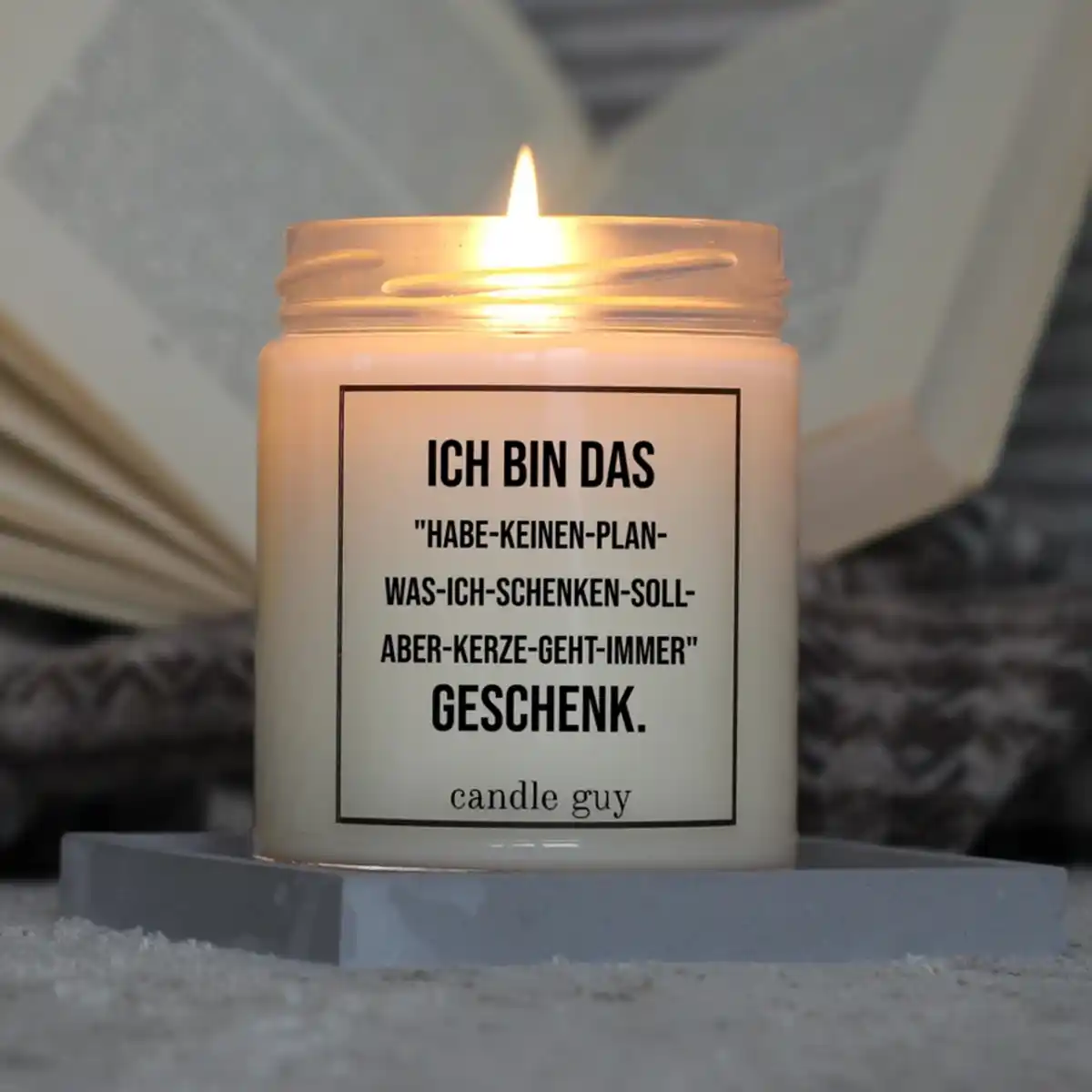 Bild 2 von candle guy Duftkerze ich bin "Habe-keinen-Plan-was-ich-schenken-soll"
