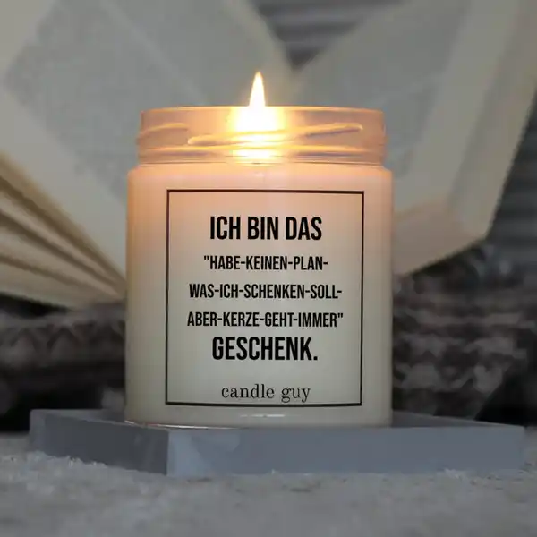 Bild 2 von candle guy Duftkerze ich bin "Habe-keinen-Plan-was-ich-schenken-soll"