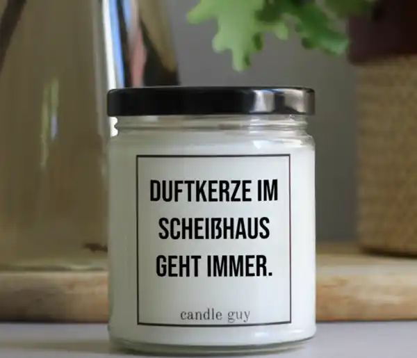 Bild 2 von candle guy Duftkerze "Duftkerze im Scheißhaus geht immer"