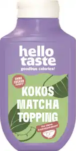 hello taste Kokos Matcha Sauce ohne Zuckerzusatz, 250 ml