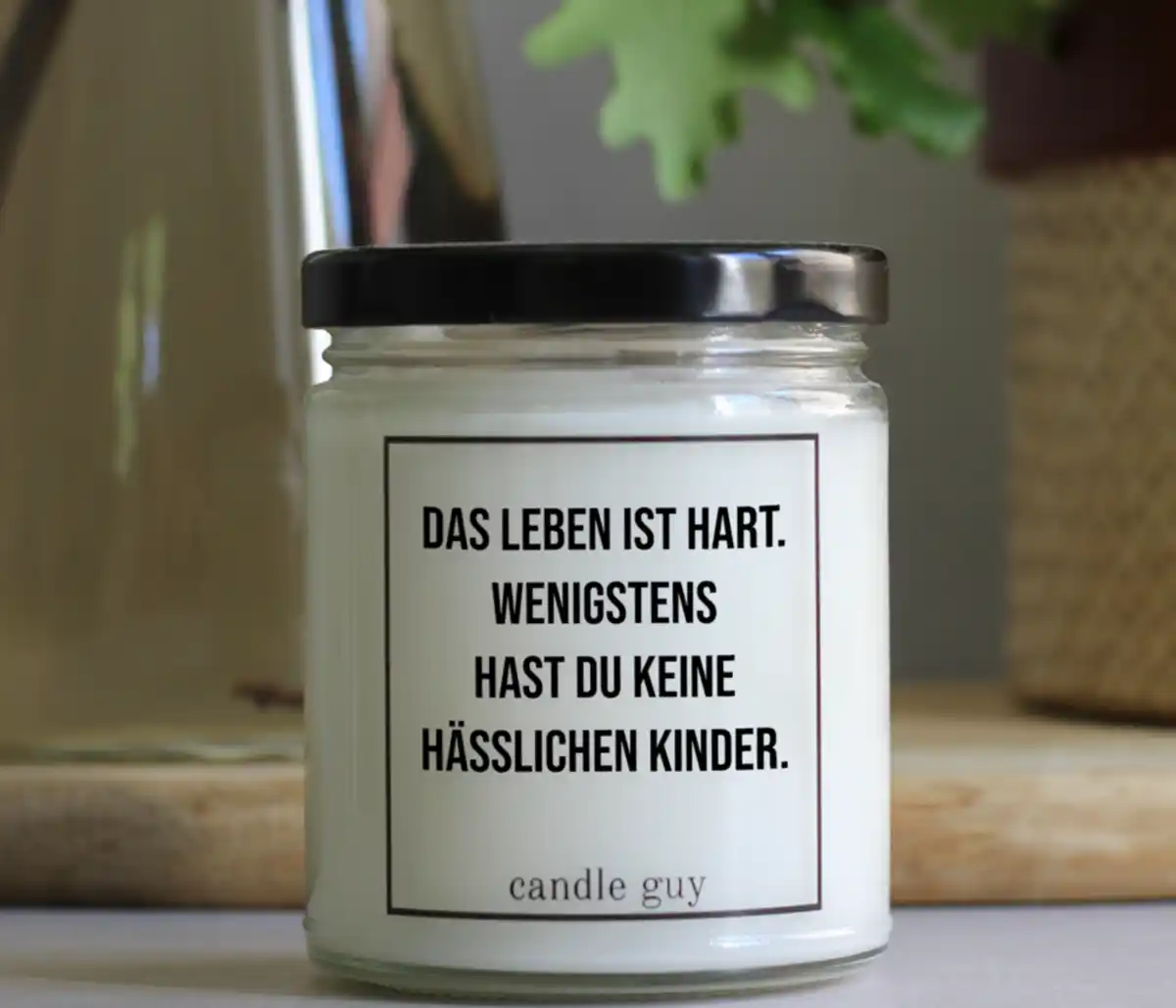 Bild 3 von candle guy Duftkerze "Das Leben ist hart"