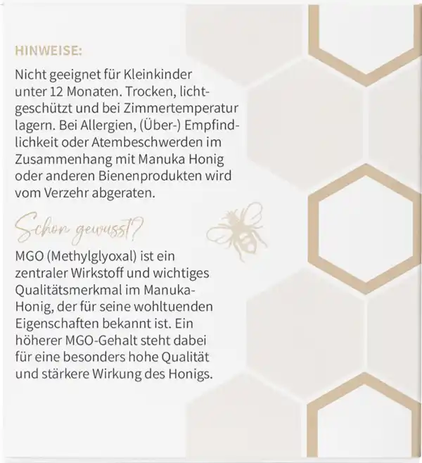 Bild 4 von bedrop Manuka Honig MGO 500+, 140 g