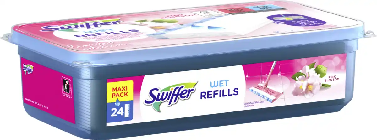 Bild 1 von Swiffer Wischtücher nass Pink Limited Nachfüllpackung