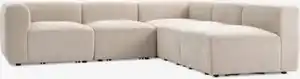 Modulares Sofa SKEJBY 5 Pers. offen sand Stoff