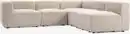 Bild 1 von Modulares Sofa SKEJBY 5 Pers. offen sand Stoff