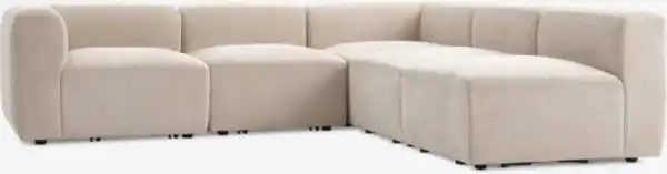 Bild 1 von Modulares Sofa SKEJBY 5 Pers. offen sand Stoff