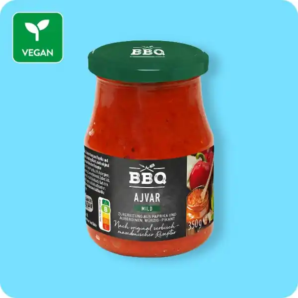 Bild 1 von BBQ Ajvar, Mild oder Scharf
