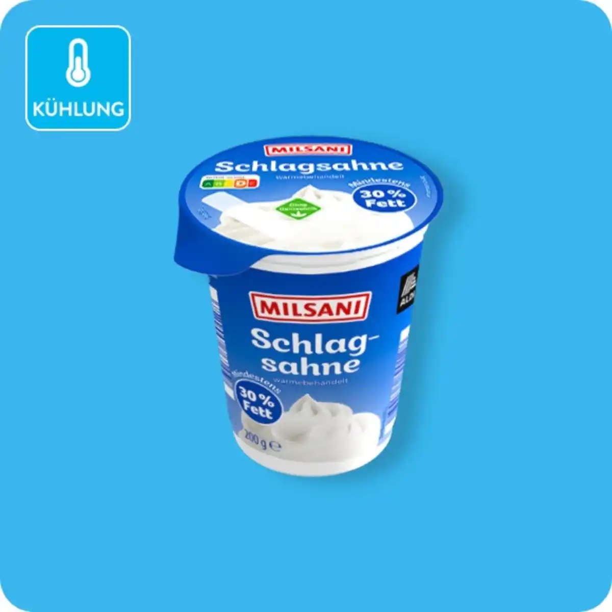 Bild 1 von MILSANI Schlagsahne, Mind. 30 % Fett