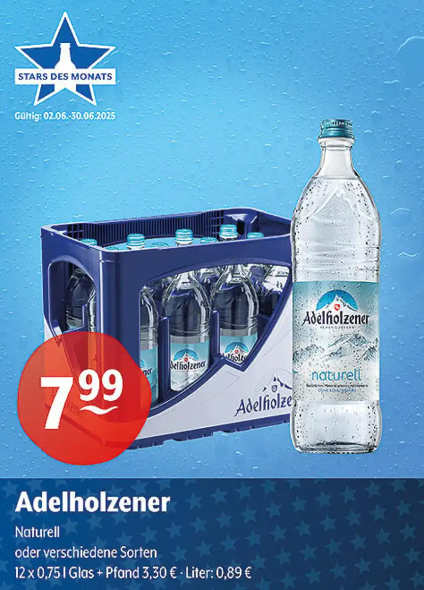 Bild 1 von Adelholzener Naturell oder verschiedene Sorten