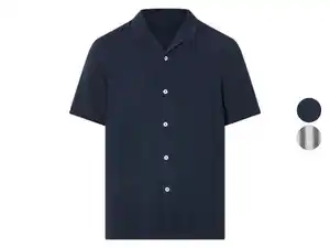 LIVERGY® Herren Musselinhemd, aus reiner Baumwolle