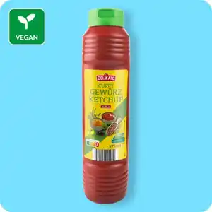 DELIKATO Curry-Gewürzketchup, Delikat oder Scharf
