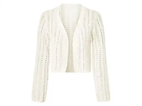 Bild 2 von esmara® Damen Ajour-Cardigan, in transparenter Optik