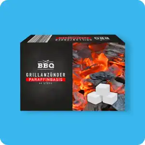 BBQ Grillanzünder, Auf Paraffinbasis oder aus Holz und Wachs