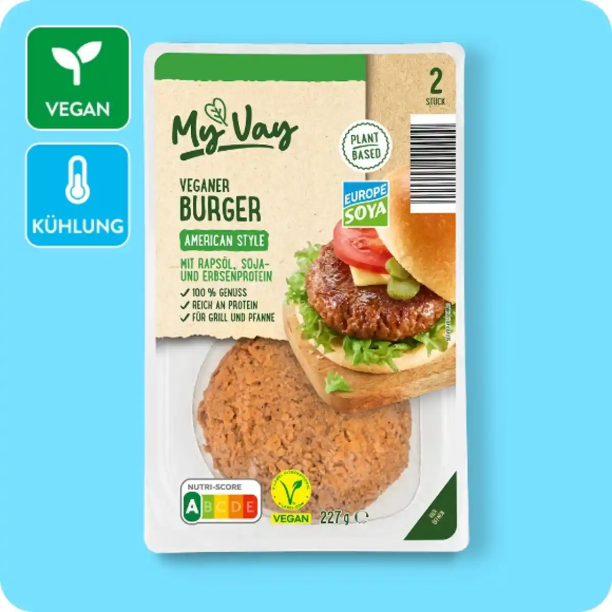 Bild 1 von MYVAY Veganer Burger „American Style“