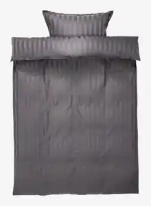 Satin-Bettwäsche NELL 135x200 anthrazit