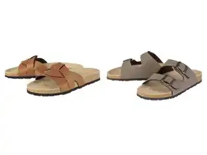 esmara® Damen Pantoletten mit Lederdecksohle