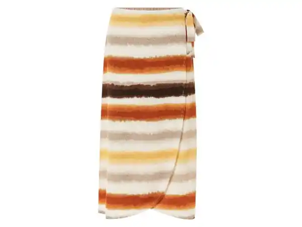 Bild 2 von esmara® Damen Wickelrock, mit angenehm weicher Crinkle-Struktur