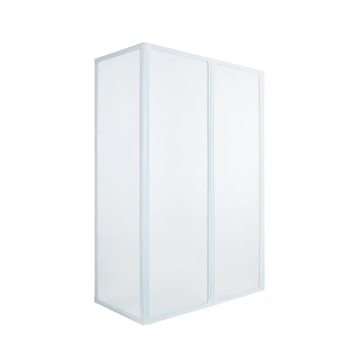 Bild 2 von Badewannenfaltwand, HxL: 140 x 120 cm, Kunstglas/Aluminium