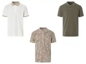 LIVERGY® Herren Poloshirt, aus reiner Baumwolle