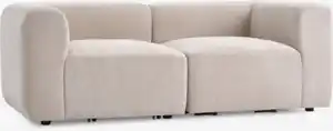 Modulares Sofa SKEJBY 2 Pers. sand Stoff