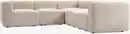 Bild 1 von Modulares Sofa SKEJBY 5 Pers. Ecke sand Stoff