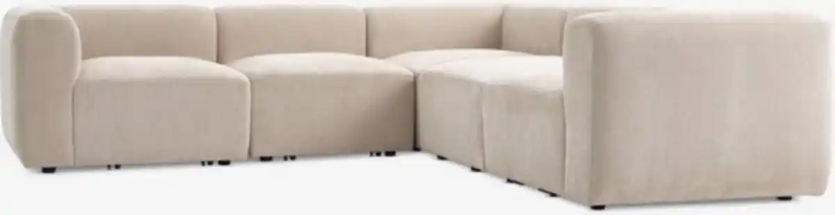 Bild 1 von Modulares Sofa SKEJBY 5 Pers. Ecke sand Stoff
