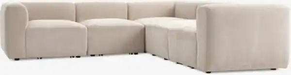 Bild 1 von Modulares Sofa SKEJBY 5 Pers. Ecke sand Stoff