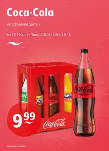 Coca-Cola verschiedene Sorten