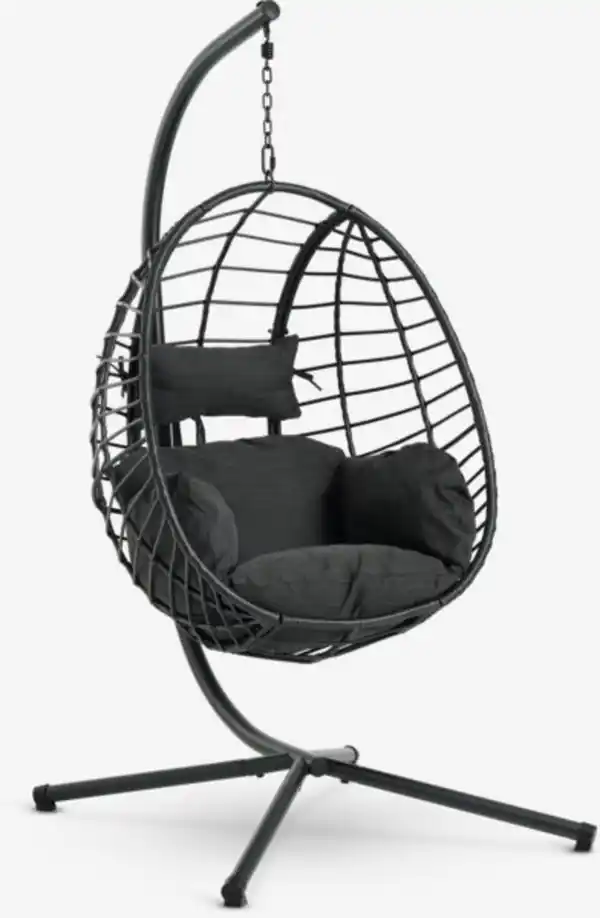 Bild 1 von Hängesessel BORK B96xH192xT124 schwarz