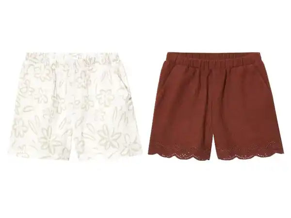 Bild 1 von lupilu® Kinder Musselin-Shorts, seitliche Eingrifftaschen