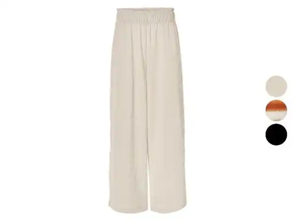 Bild 1 von esmara® Damen Wide-Leg-Hose, aus Crinkle-Jersey