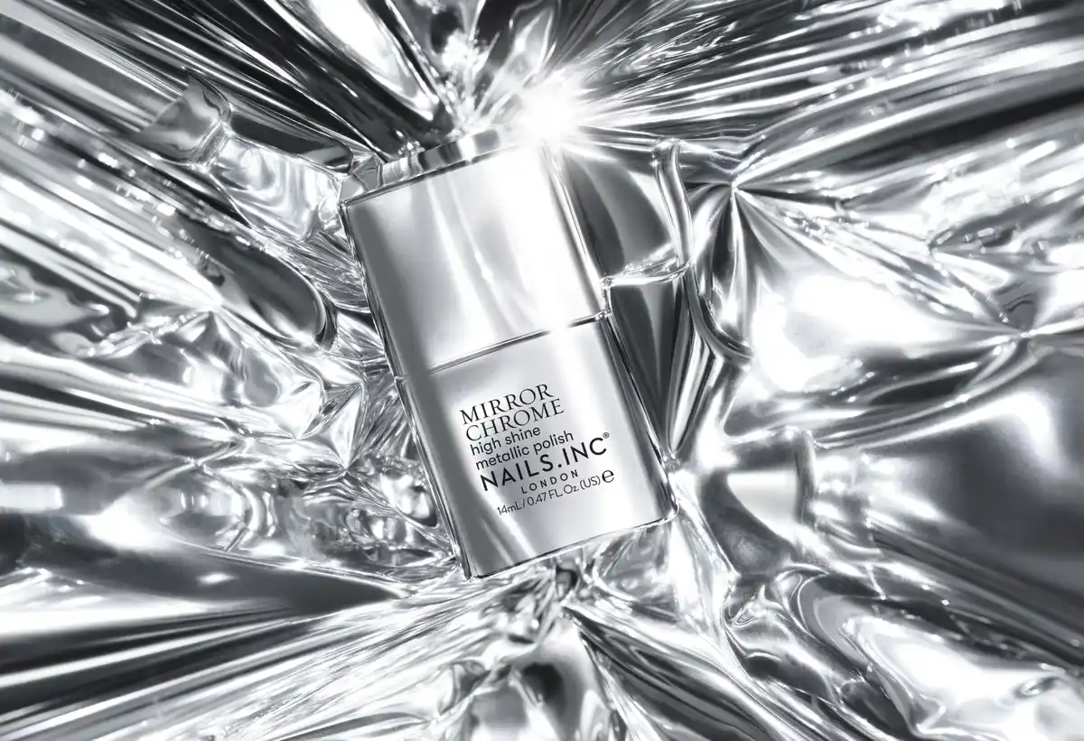 Bild 2 von Nails.INC Nagellack Chrome Silver Served, 14,6 ml
