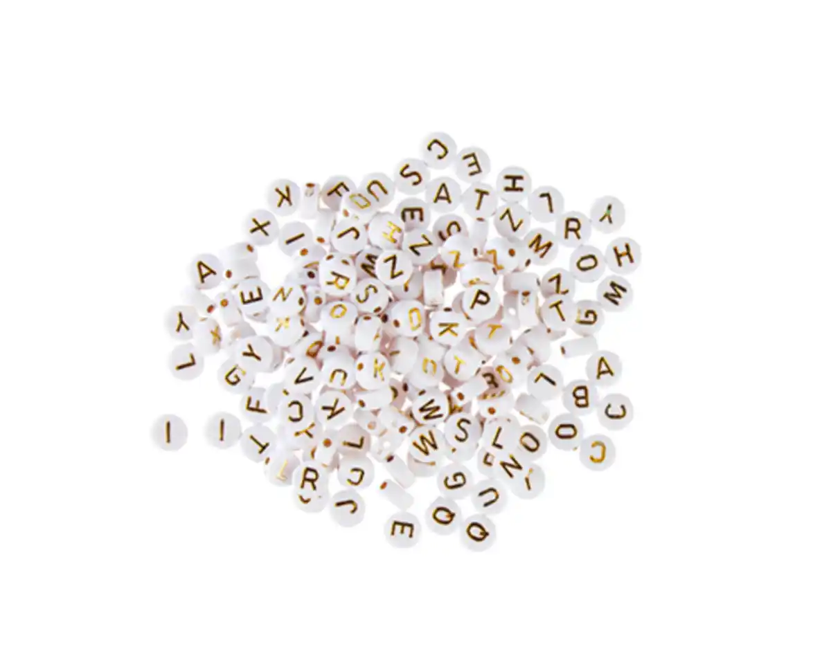 Bild 1 von Buchstabenperlen