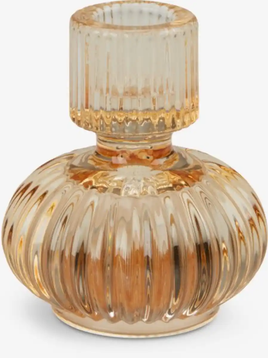 Bild 1 von Kerzenständer FRODE Ø8xH9cm gelb