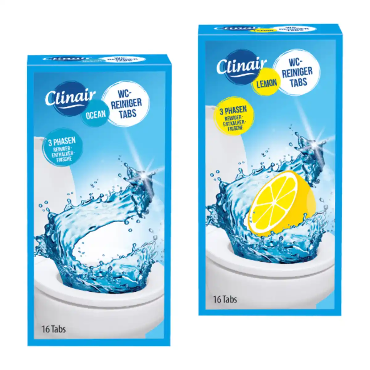 Bild 1 von CLINAIR WC-Reiniger-Tabs 25g